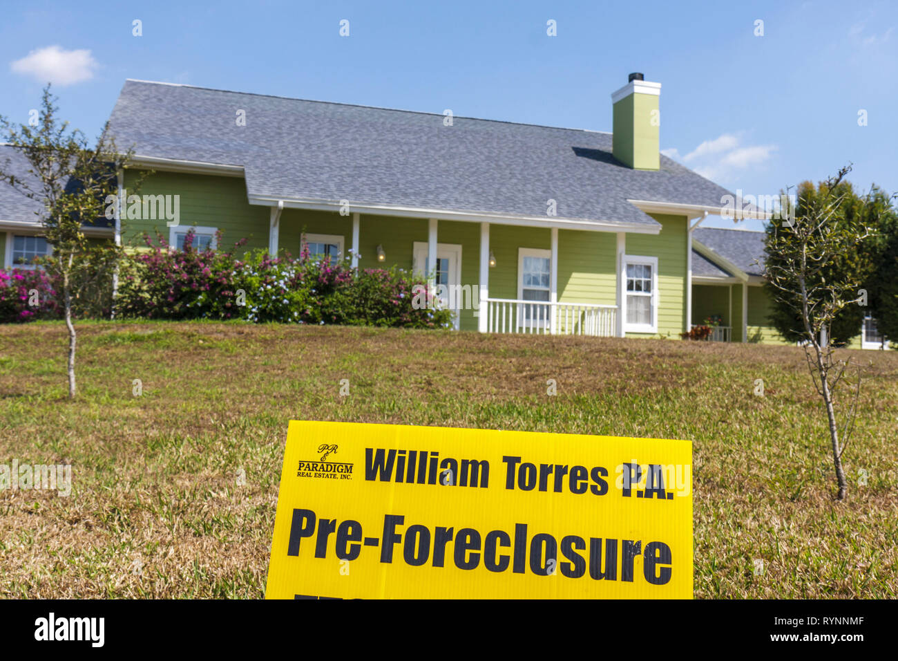 Port St. Saint Lucie Florida, Haus Häuser Häuser Residenz, Einfamilienhaus, Eigentum, unter neuen Baustelle Gebäude Stockfoto