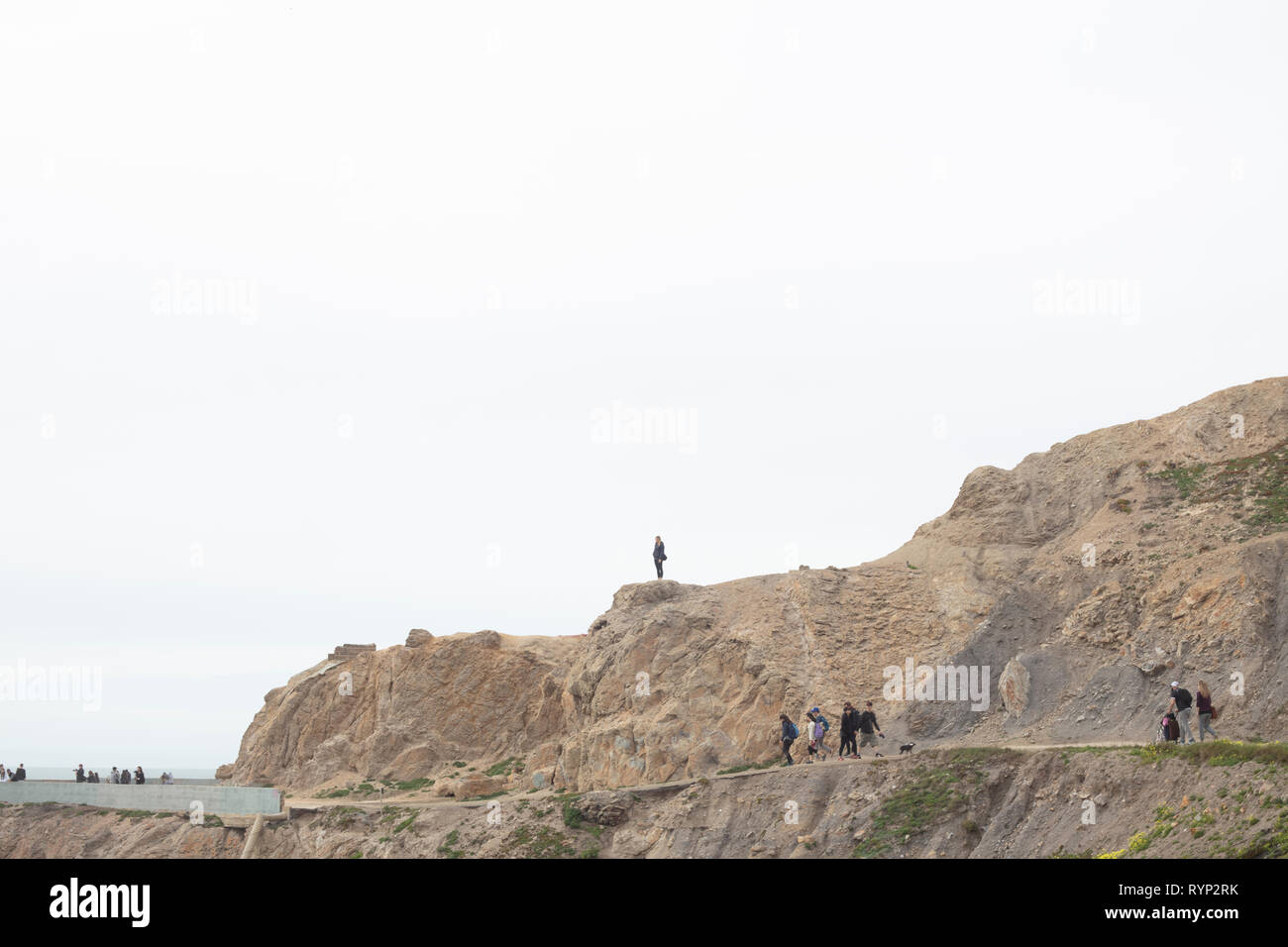 Winzige Menschen Stockfoto