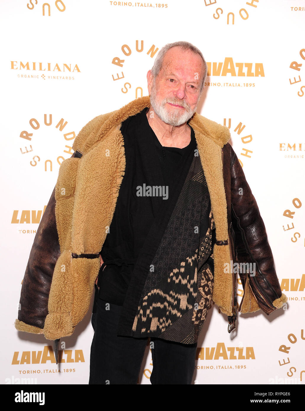 London, Großbritannien. 14 Mär, 2019. Terry Gilliam an der Roundhouse Fundraising Gala 2019 London, 14. März 2019 Credit: Peter Phillips/Alamy leben Nachrichten Stockfoto