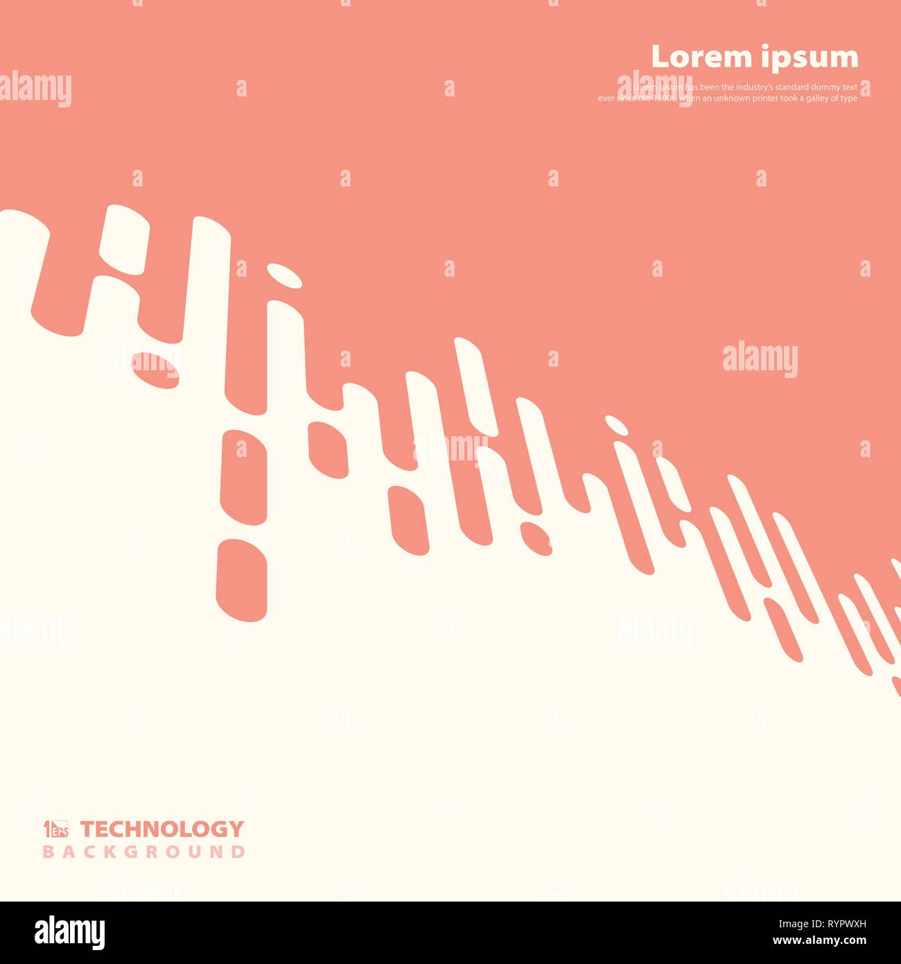 Zusammenfassung von lebende Koralle2019 Farbe des Jahres, Streifen, Linien mesh Präsentation Hintergrund. Sie können für die Anzeige, Plakat, Cover Artwork. Abbildung Stock Vektor