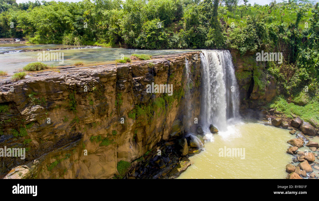 Der Erde Fehler im UNESCO Global Geopark der Ciletuh Stockfoto