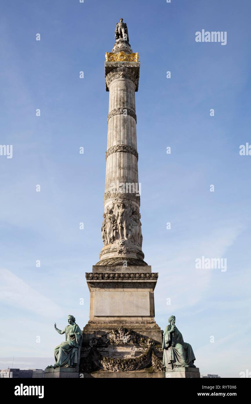 Kongress Spalte, Colonne du Congrès, Congress Square, Brüssel, Belgien Stockfoto