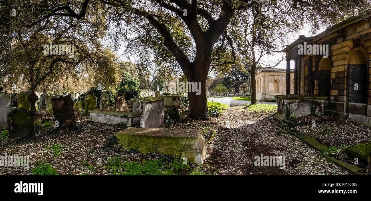Brompton Friedhof. London. Großbritannien Stockfoto