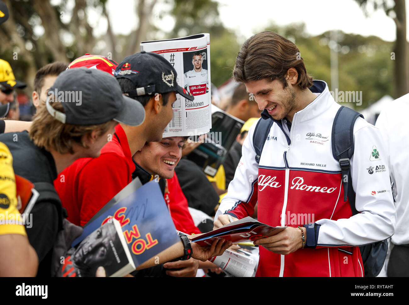 Motorsport: FIA Formel Eins-Weltmeisterschaft 2019, Grand Prix von Australien, #99 Antonio Giovinazzi (ITA, Alfa Romeo Racing), Stockfoto