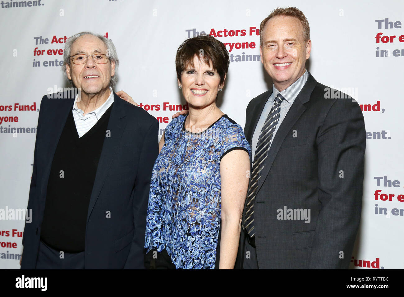 Nach der Party zum 40 jährigen Jubiläum Reunion Konzert der Sie spielen unser Lied zu profitieren Die Schauspieler Fonds bei John's Pizzeria statt. Mit: Robert Klein, Lucie Arnaz, Robert Greenblatt Wo: New York, New York, United States Wenn: 12 Feb 2019 Credit: Joseph Marzullo/WENN.com Stockfoto