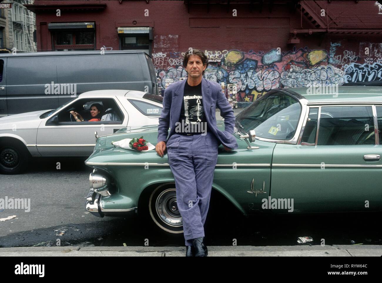 Amerikanische Schauspieler Peter Coyote in New York City, 1992. Stockfoto