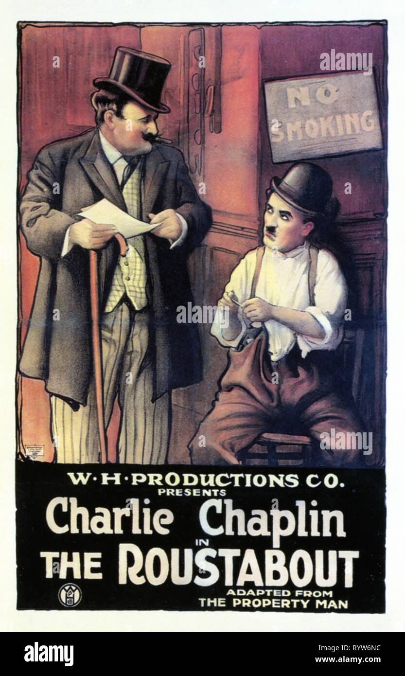 Die Eigenschaft Mann Jahr: 1914 USA Regie: Charles Chaplin Poster (USA) Stockfoto