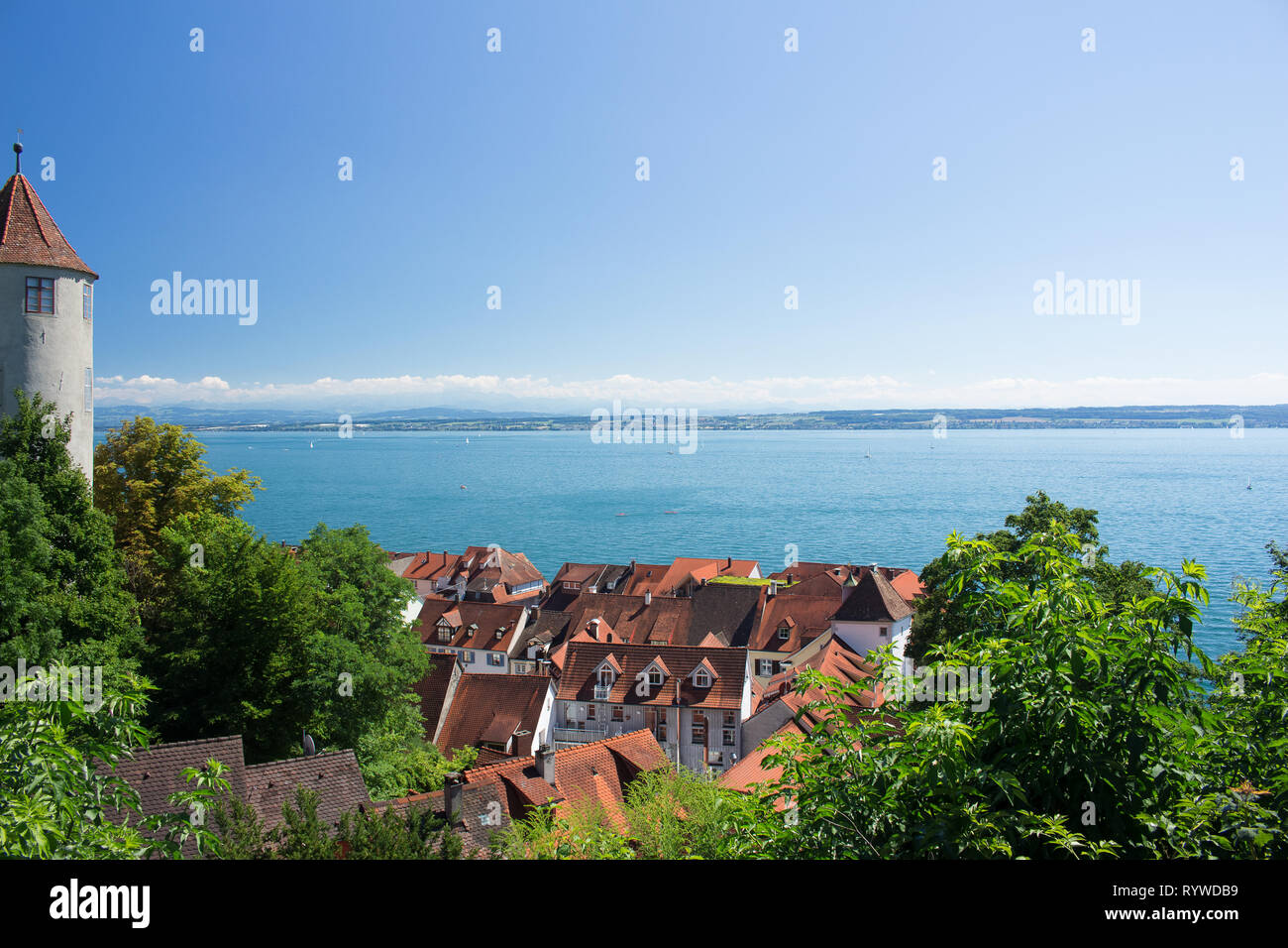 Bodensee in Deutschland am Meer Stockfoto