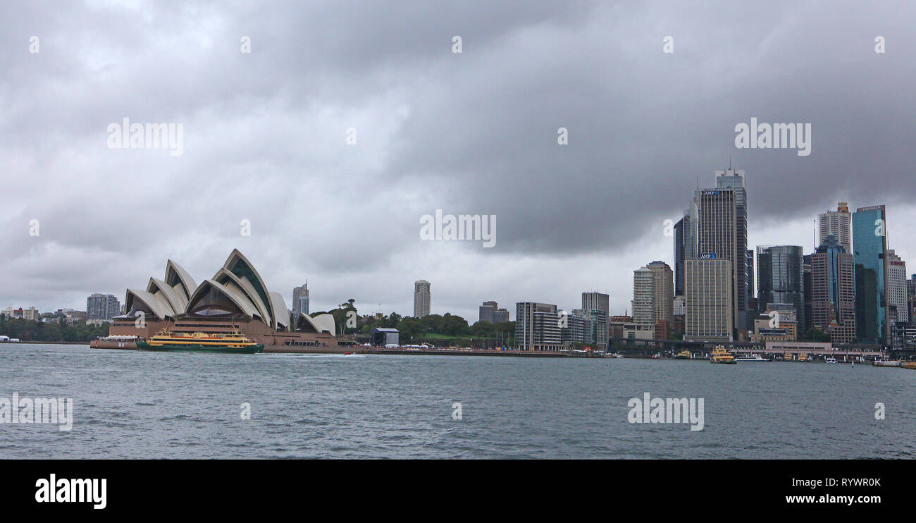 Besuchen Sie Australien, Sydney Harbour und Sydney Opera House Stockfoto