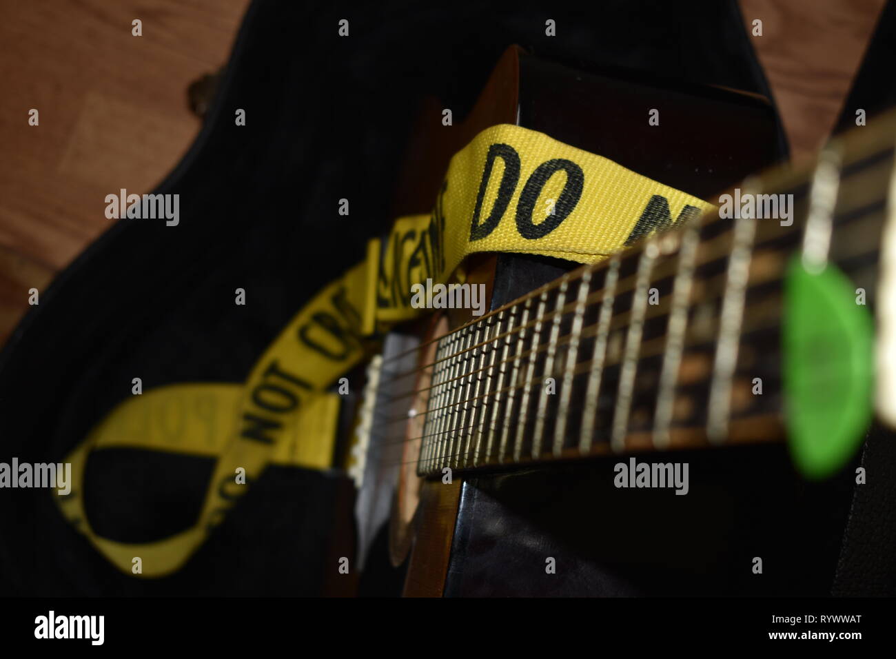 Musik ist der Rhythmus, leben wir Leben durch. Stockfoto