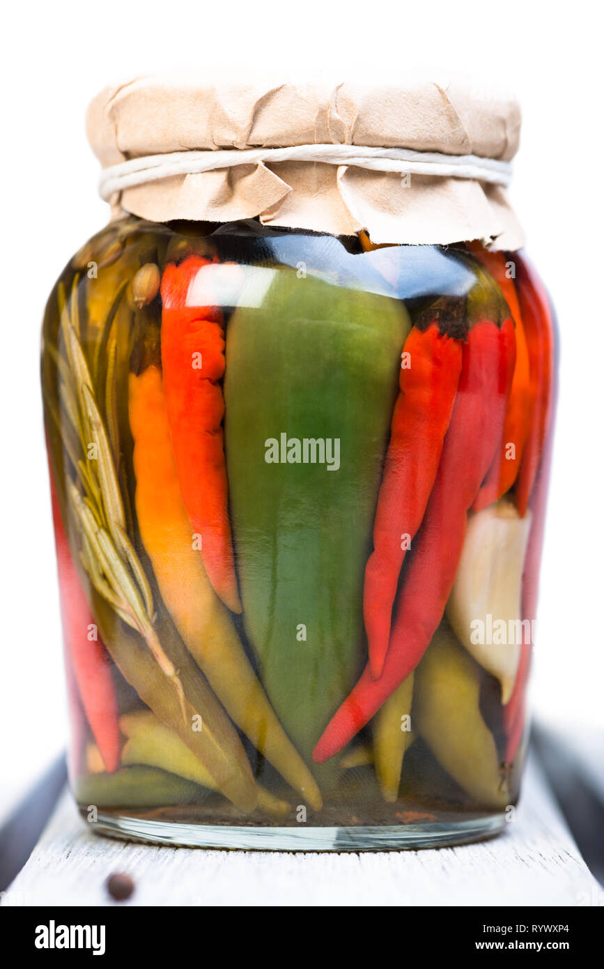 Eingelegte Paprika Stockfoto