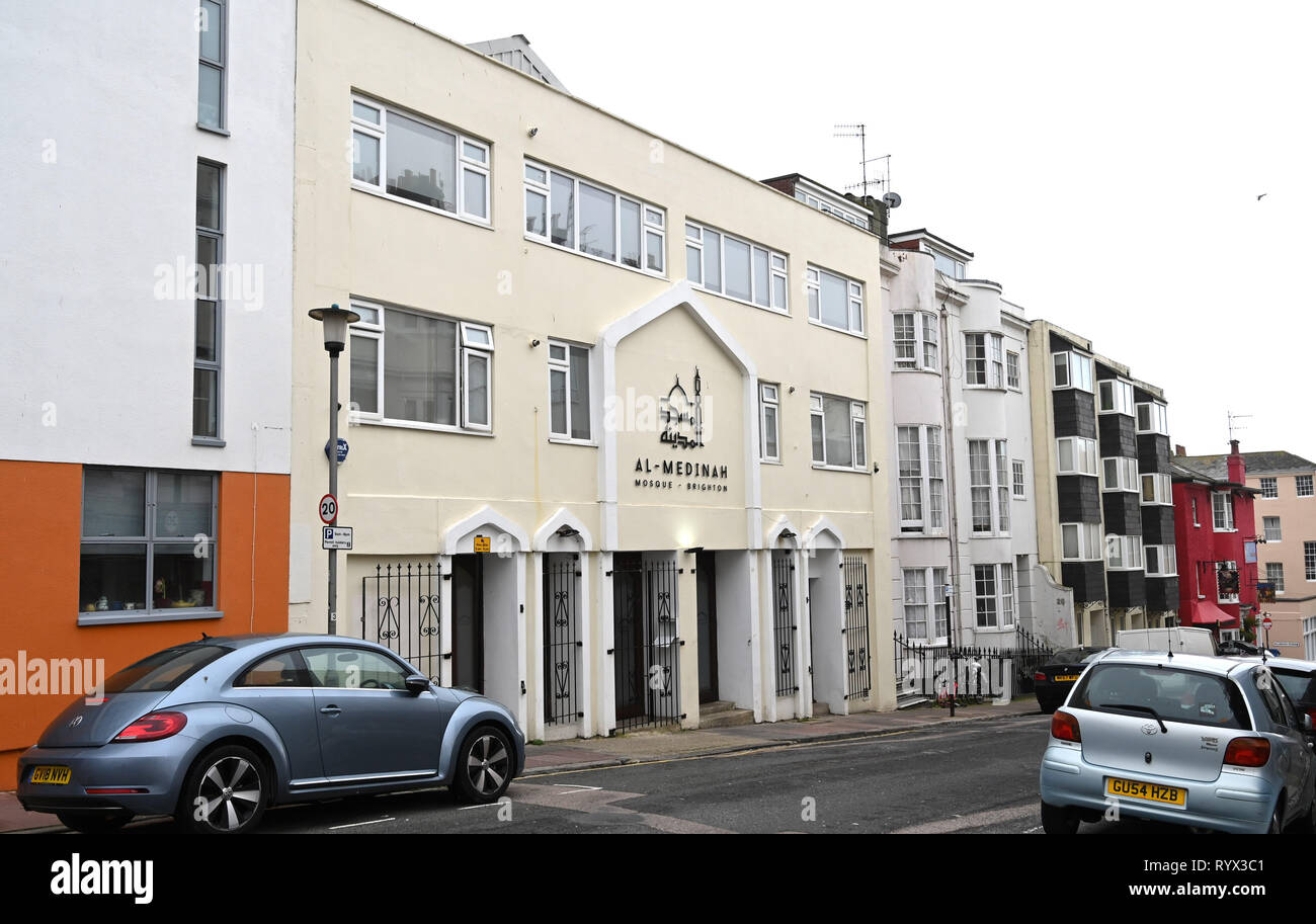 Brighton UK-Al Medinah Moschee in Brighton Stockfoto