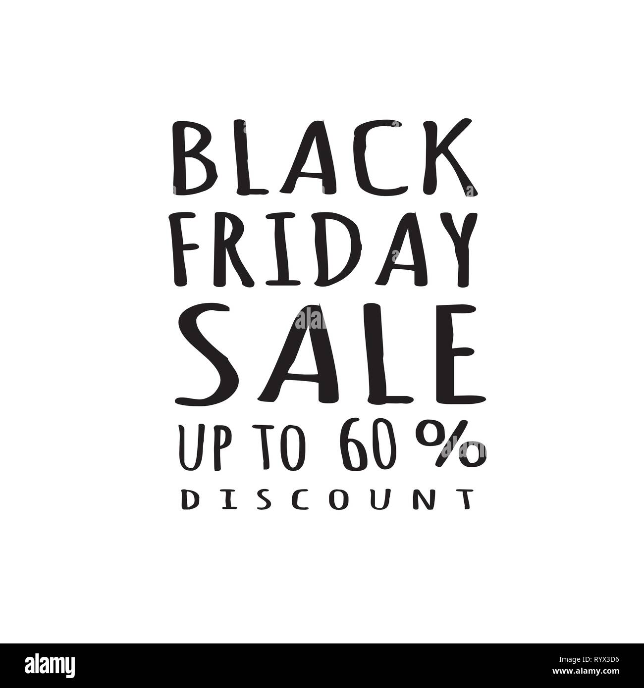 Schwarzer Freitag vektor Poster Stock Vektor