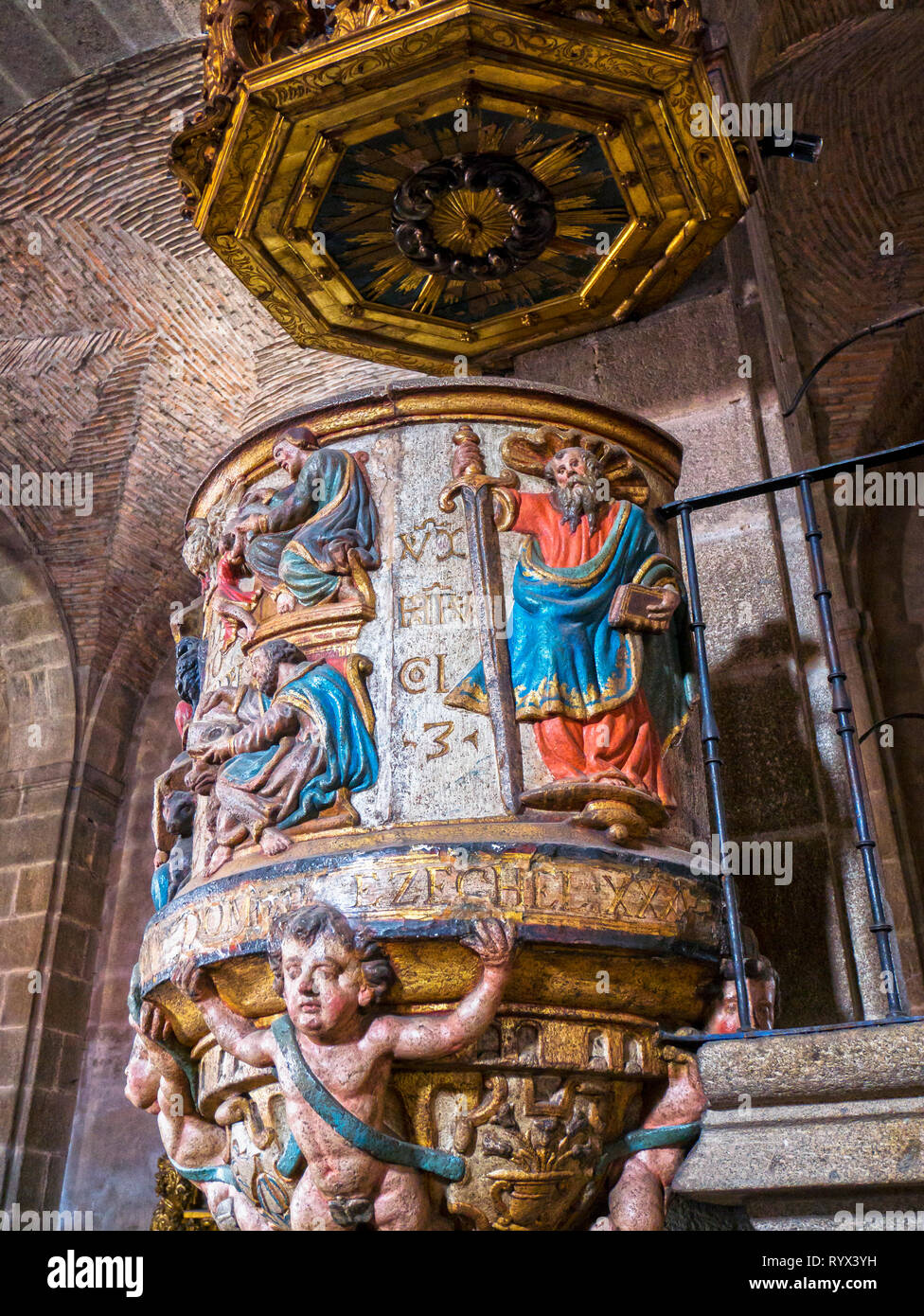 Iglesia de La Alberca. Sierra de Francia. Salamanca. Castilla León. España. Stockfoto