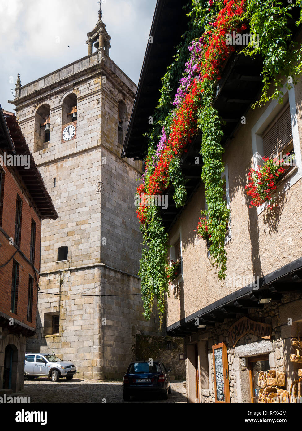 Iglesia de La Alberca. Sierra de Francia. Salamanca. Castilla León. España. Stockfoto