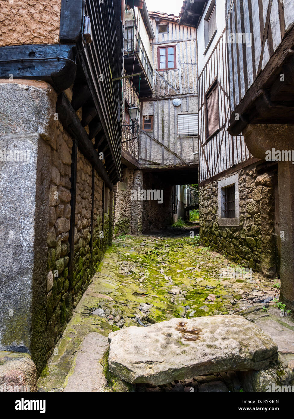 Arquitectura tradicional. La Alberca. Sierra de Francia. Salamanca. Castilla León. España. Stockfoto