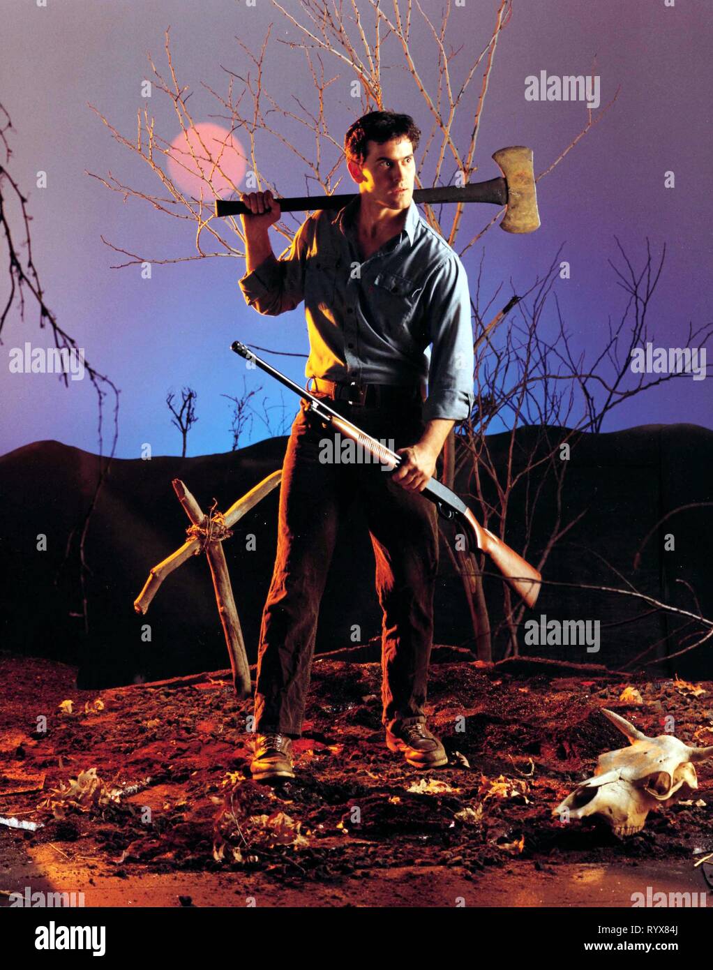 BRUCE CAMPBELL, die "Evil Dead", 1981 Stockfoto