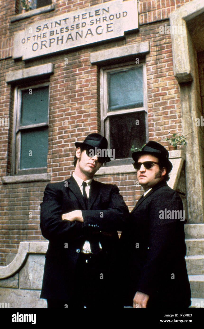 BELUSHI und AYKROYD, die Blues Brothers, 1980 Stockfoto