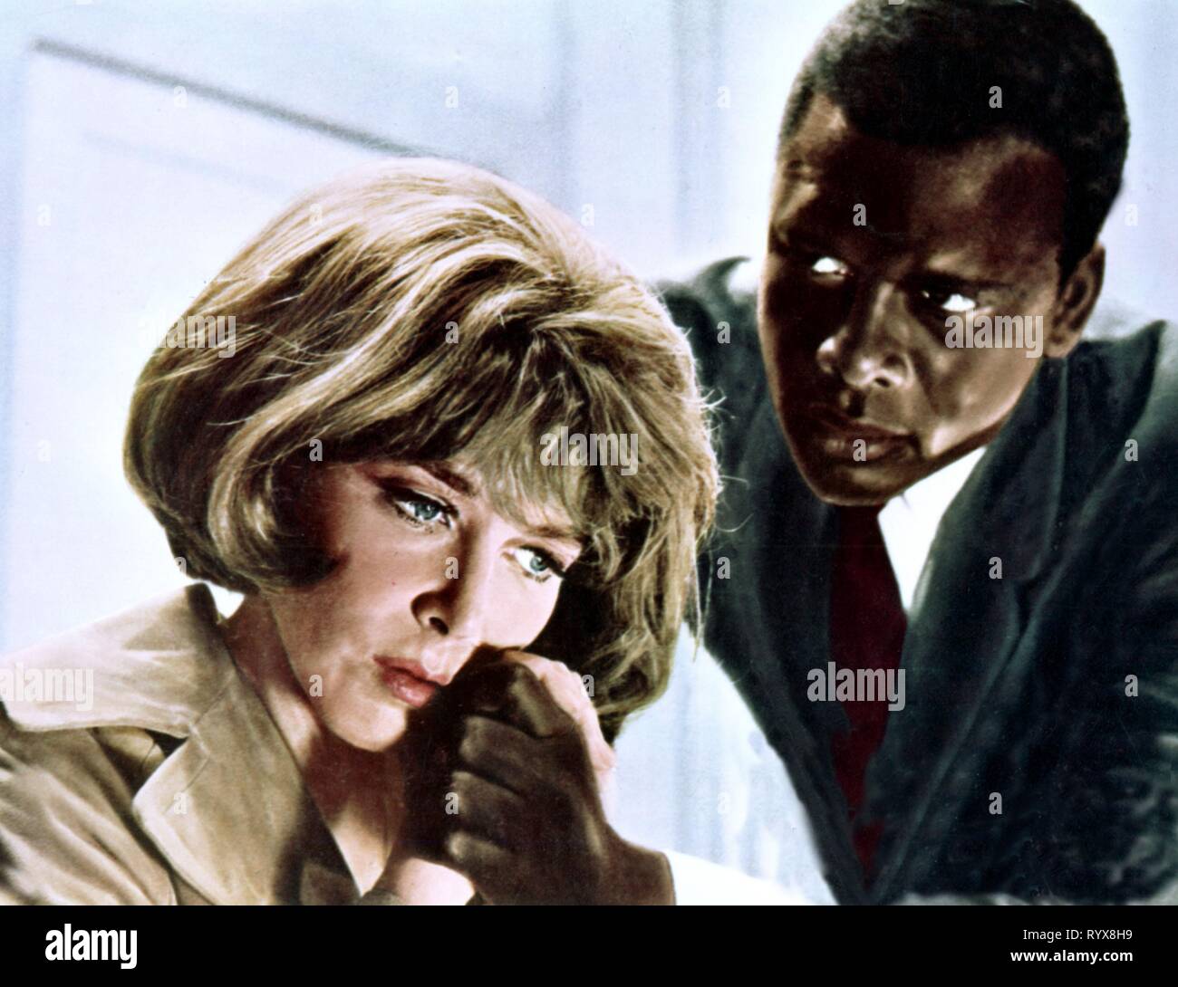 GRANT, POITIER, IN DER HITZE DER NACHT, 1967 Stockfoto