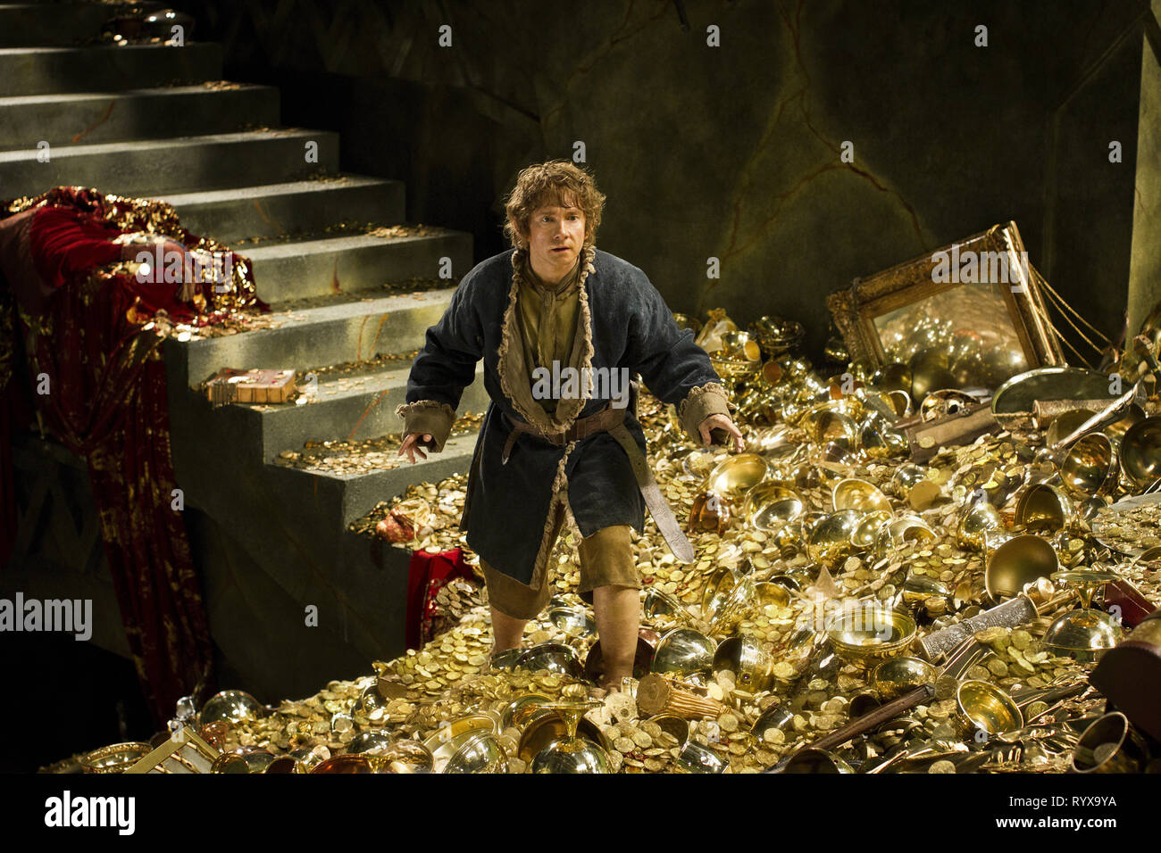 Martin Freeman The Hobbit The Desolation Von Smaug 2013 Stockfotografie Alamy