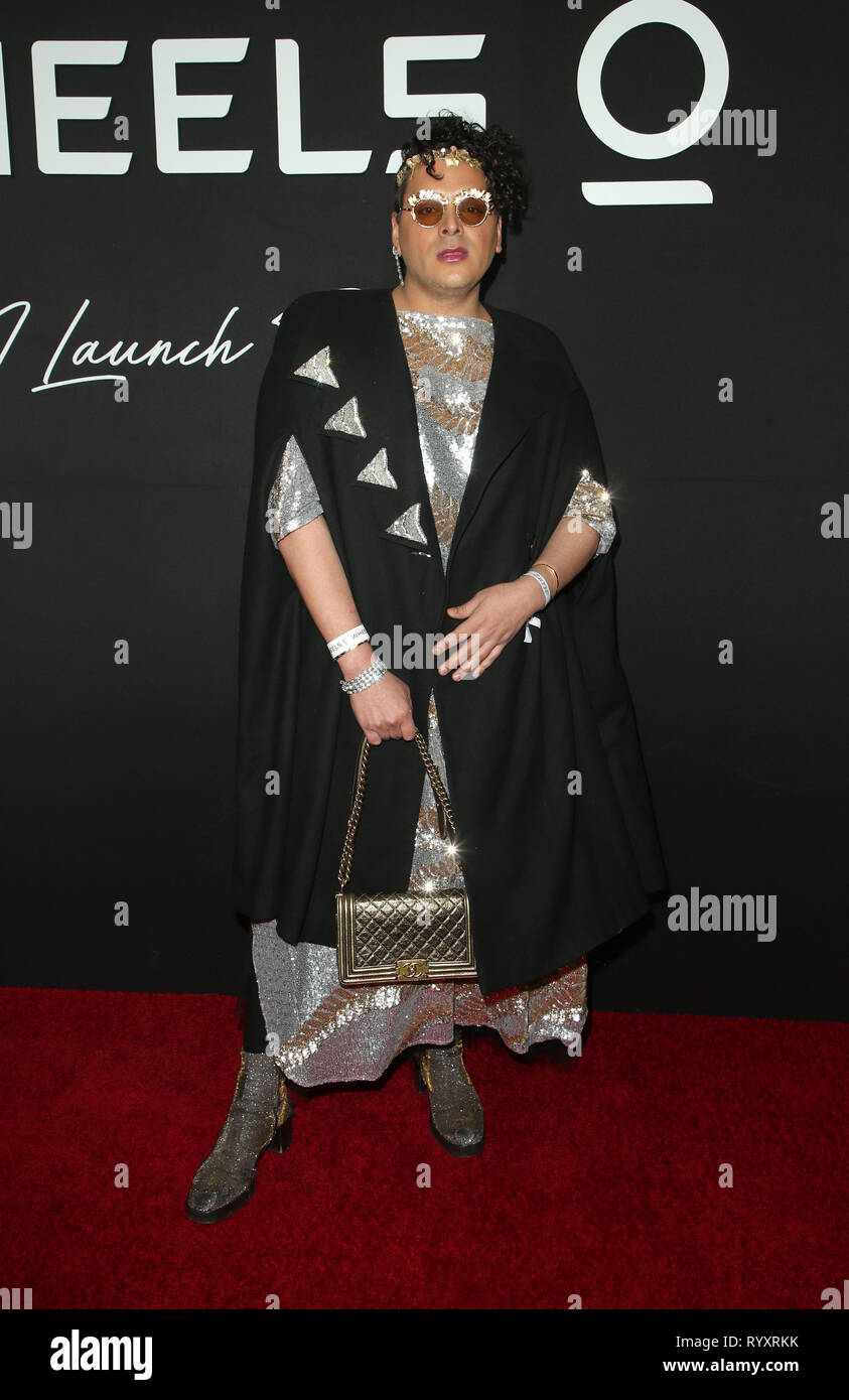 Los Angeles, Ca, USA. 14 Mär, 2019. Markus Molinari, bei der Vorstellung der Räder mit DJ Chantel Jeffries im Sunset Tower Hotel in Los Angeles, Kalifornien am 14. März 2019. Credit: Faye Sadou/Medien Punch/Alamy leben Nachrichten Stockfoto