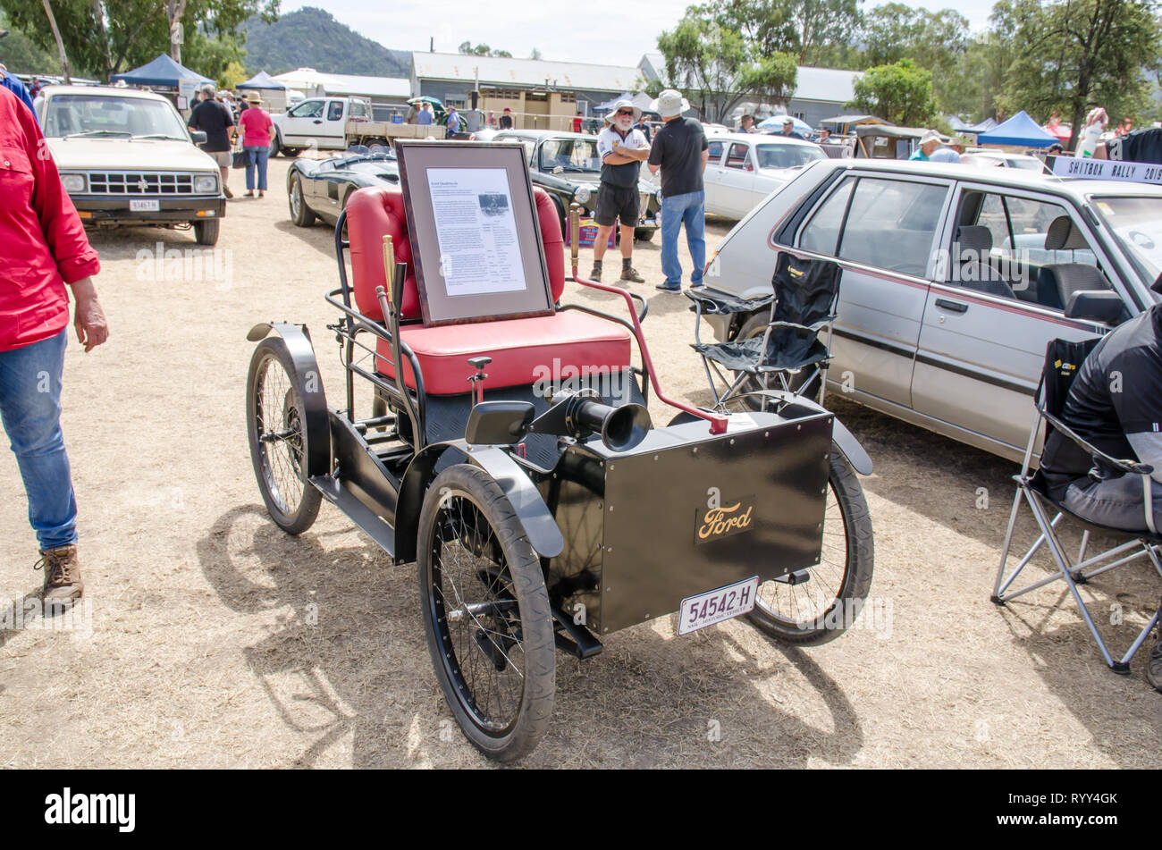 Ford Quadricycle auf der Auto Show in Moonbi in der Nähe von Tamworth Australien. Stockfoto