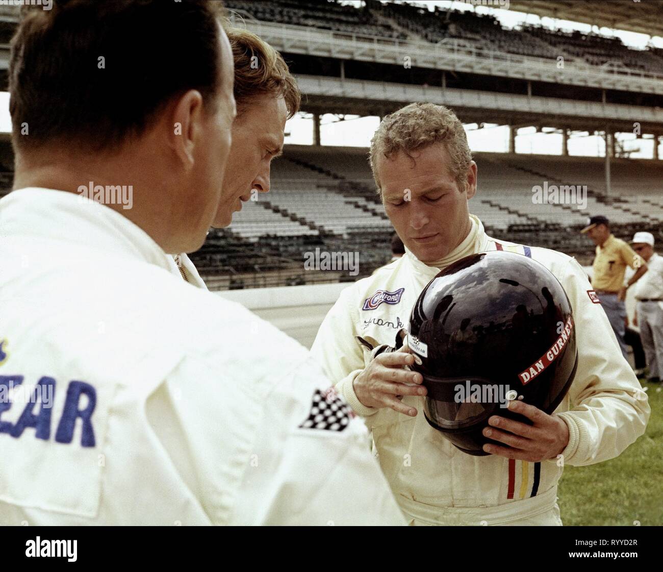Mit Paul Newman, gewinnend, 1969 Szene Stockfoto