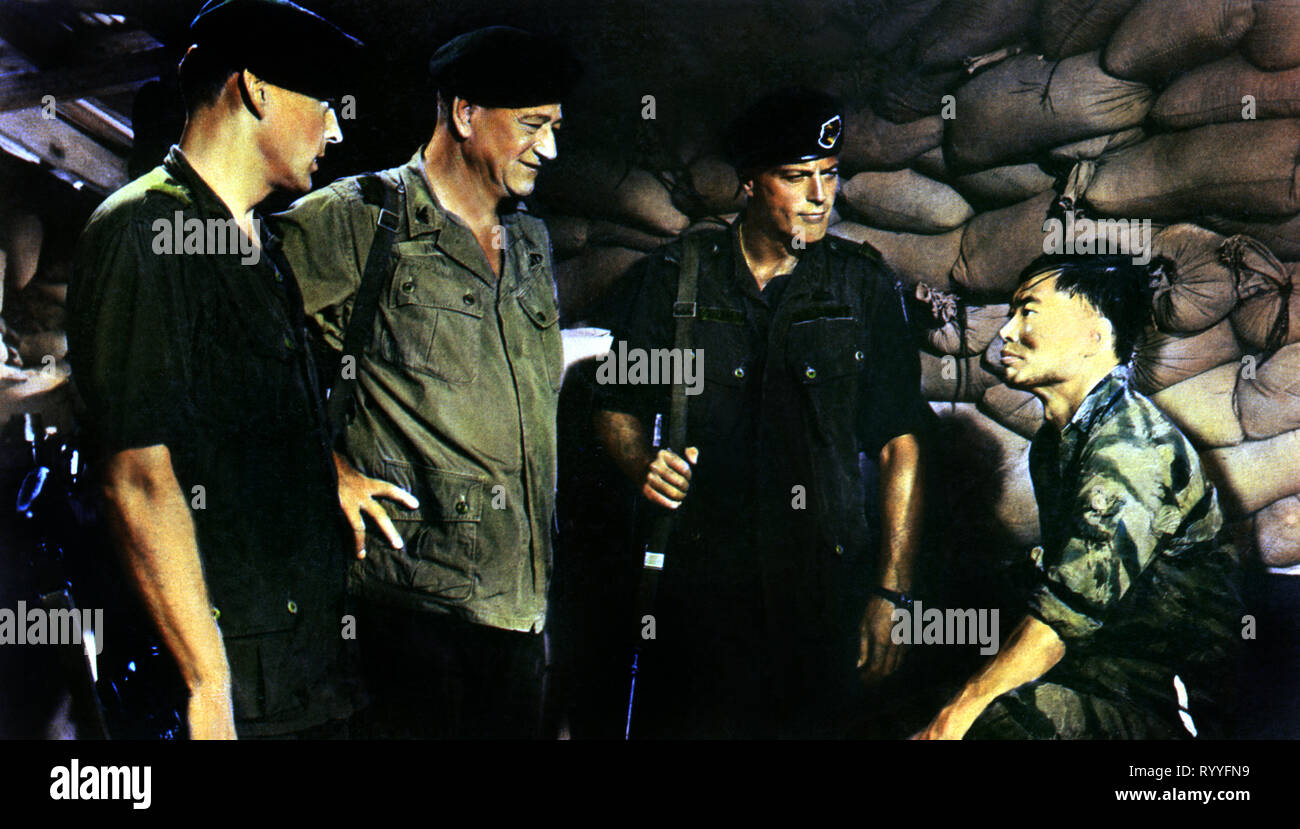 WAYNE, Hutton, TAKEI, DIE GRÜNHELME, 1968 Stockfoto