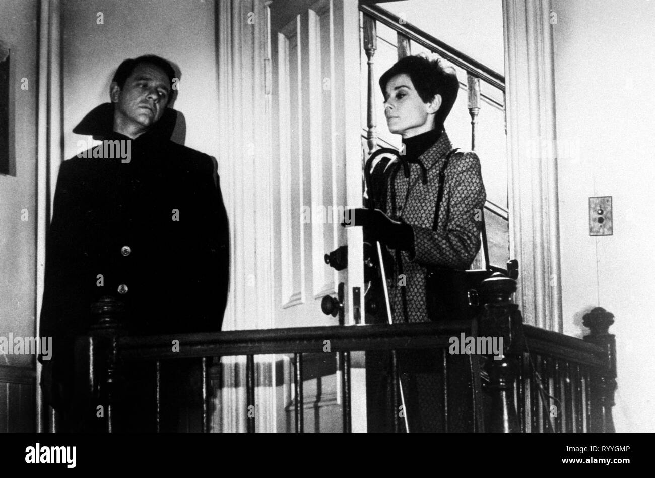 CRENNA, HEPBURN, warten Sie, bis dunkel, 1967 Stockfoto