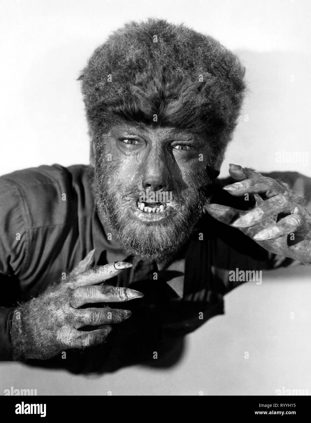 LON CHANEY JR., DER WOLF MANN, 1941 Stockfoto