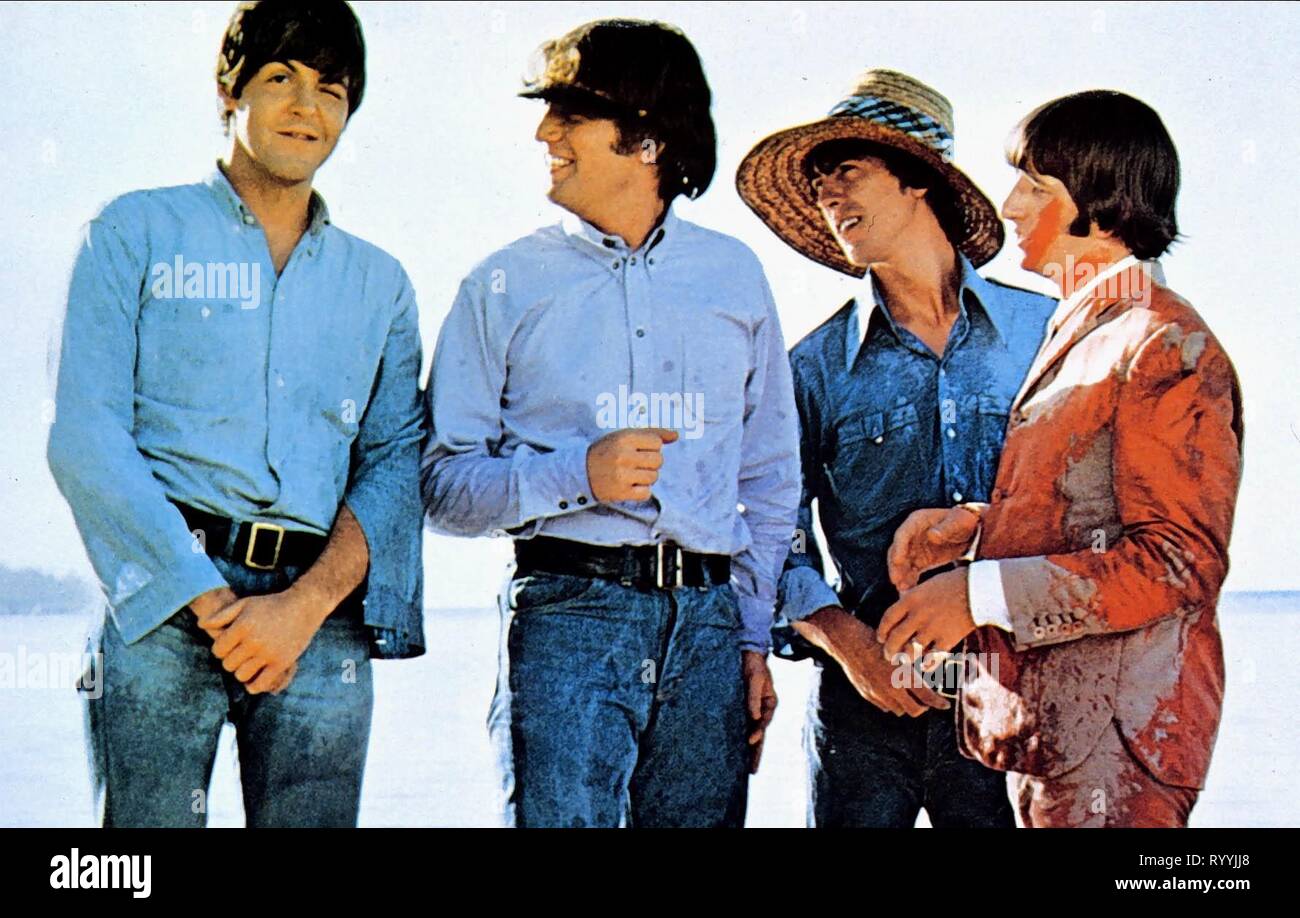 PAUL MCCARTNEY, George Harrison, John Lennon, Ringo Starr, HILFE!, 1965 Stockfoto