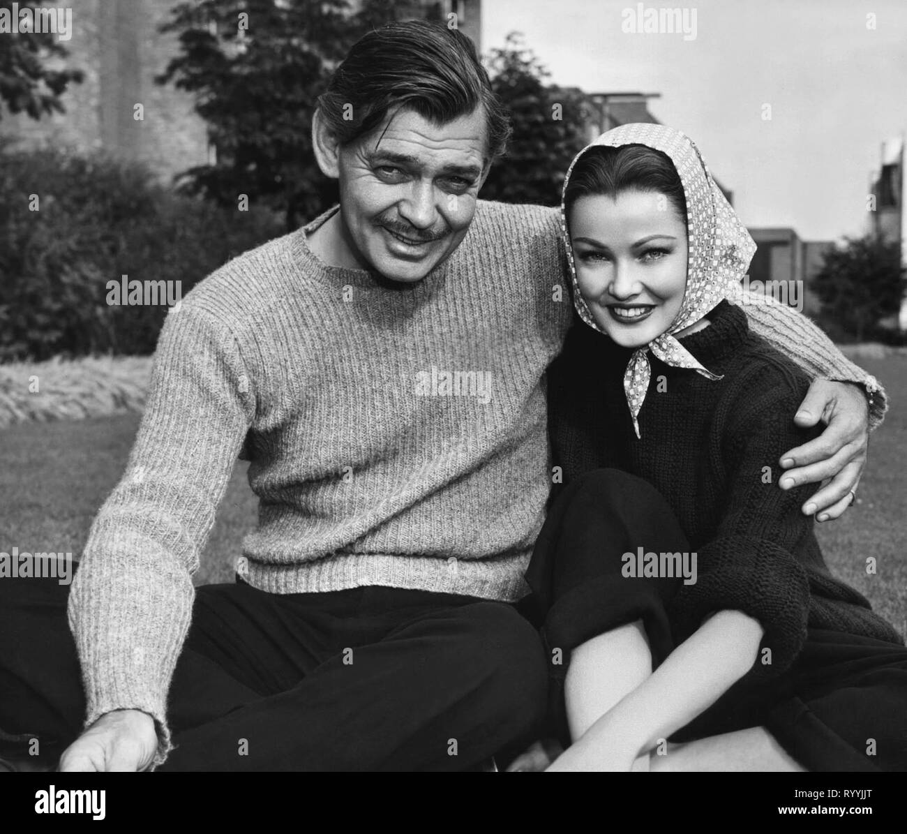 CLARK GABLE, GENE TIERNEY, Never Let Me Go, 1953 Stockfoto