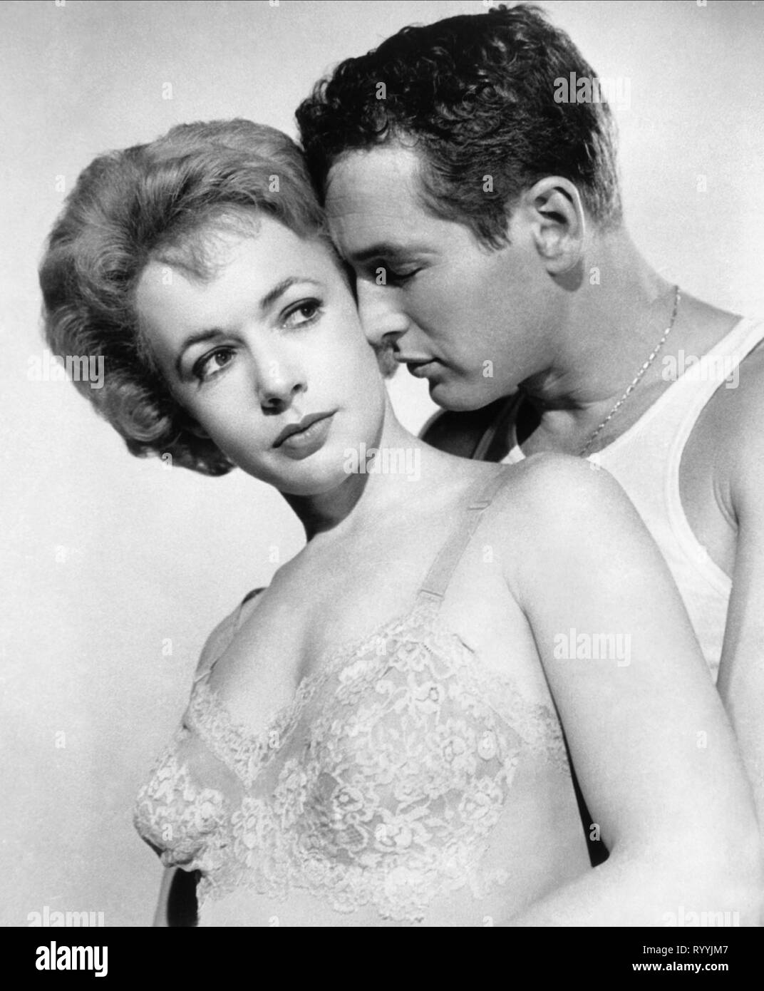 PIPER LAURIE, Paul Newman, der HUSTLER, 1961 Stockfoto