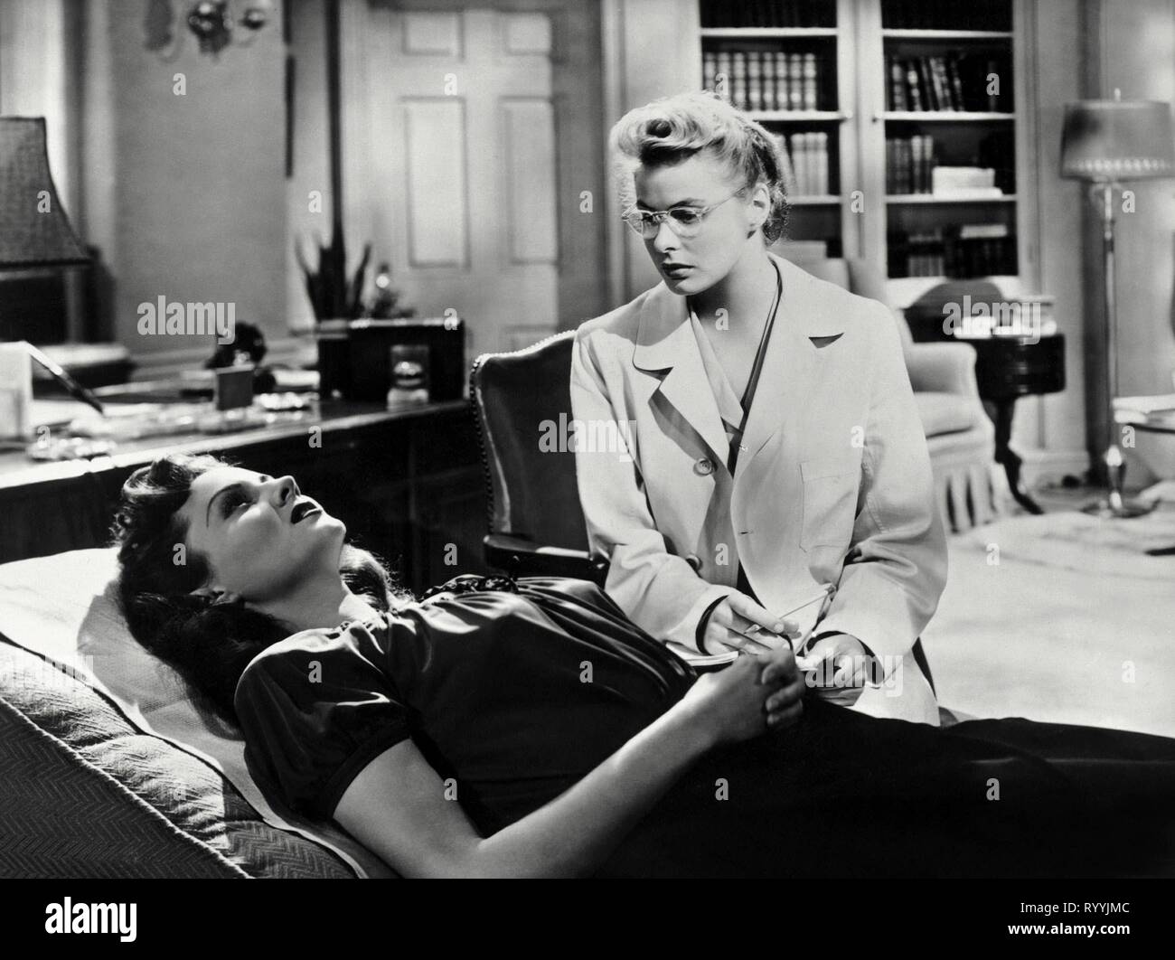 RHONDA FLEMING, Ingrid Bergman, SPELLBOUND, 1945 Stockfoto