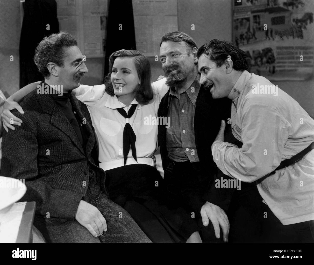 FELIX BRESSART, Greta Garbo, SIG RUMANN, Alexander Granach, NINOTCHKA, 1939 Stockfoto