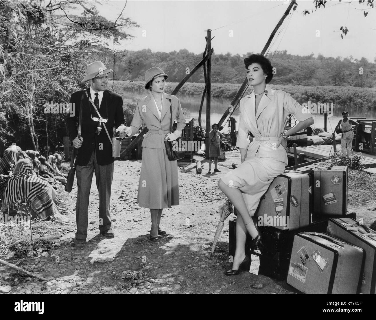 GRACE KELLY, Ava Gardner, MOGAMBO, 1953 Stockfoto