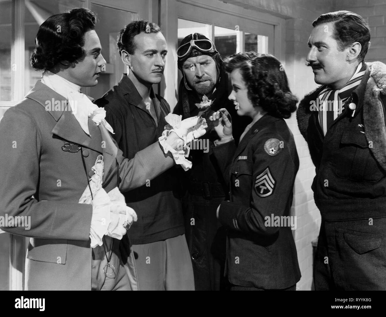 MARIUS GORING, David Niven, ROGER LIVESEY, Kim Hunter, EINE FRAGE VON LEBEN UND TOD, 1946 Stockfoto