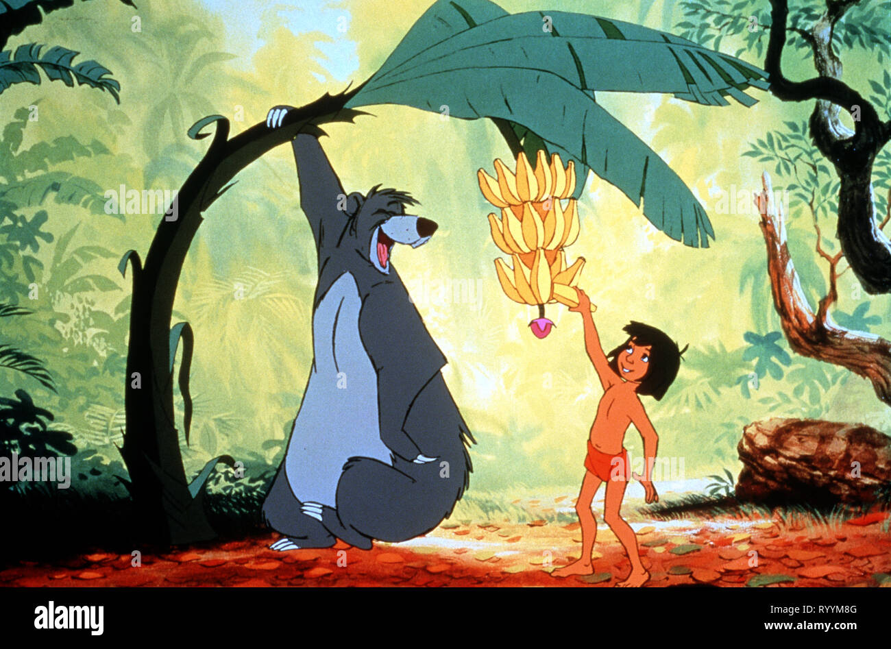 BALOO, MOWGLI, DAS DSCHUNGELBUCH, 1967 Stockfoto