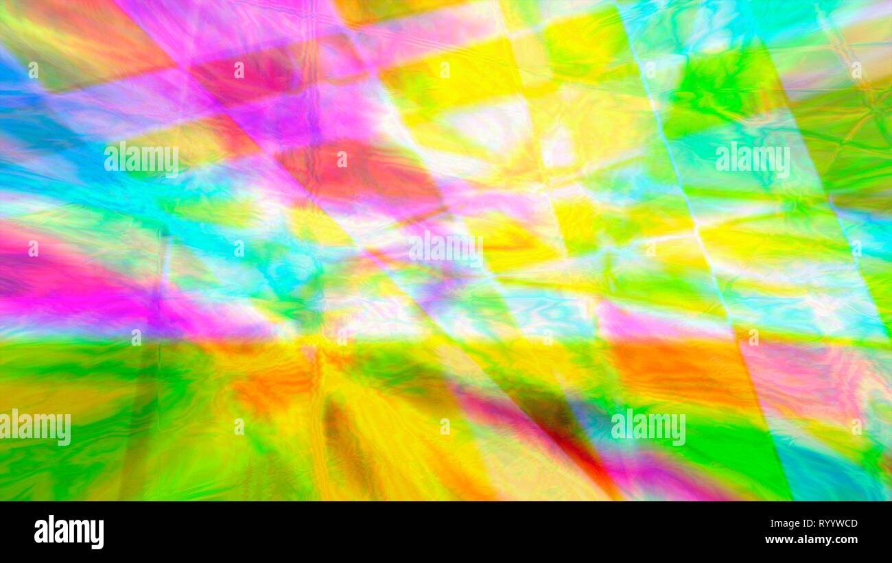 Hell psychedelic Background in hellen Farben - Abstraktion mit mehrfarbigen Gradienten. Stockfoto