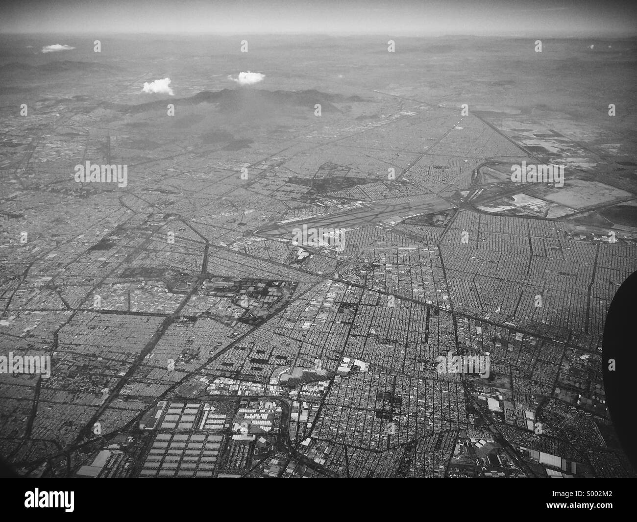 Luftaufnahme von Mexiko-Stadt Stockfoto