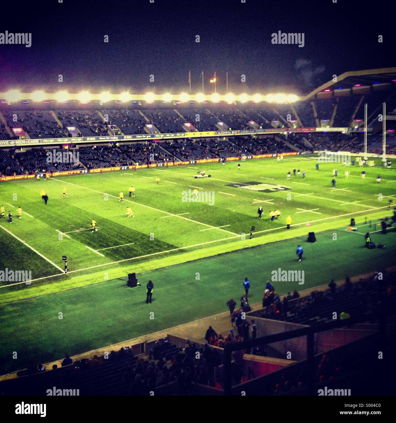 Schottland V Australien bei Murrayfield Stadion Edinburgh Stockfoto