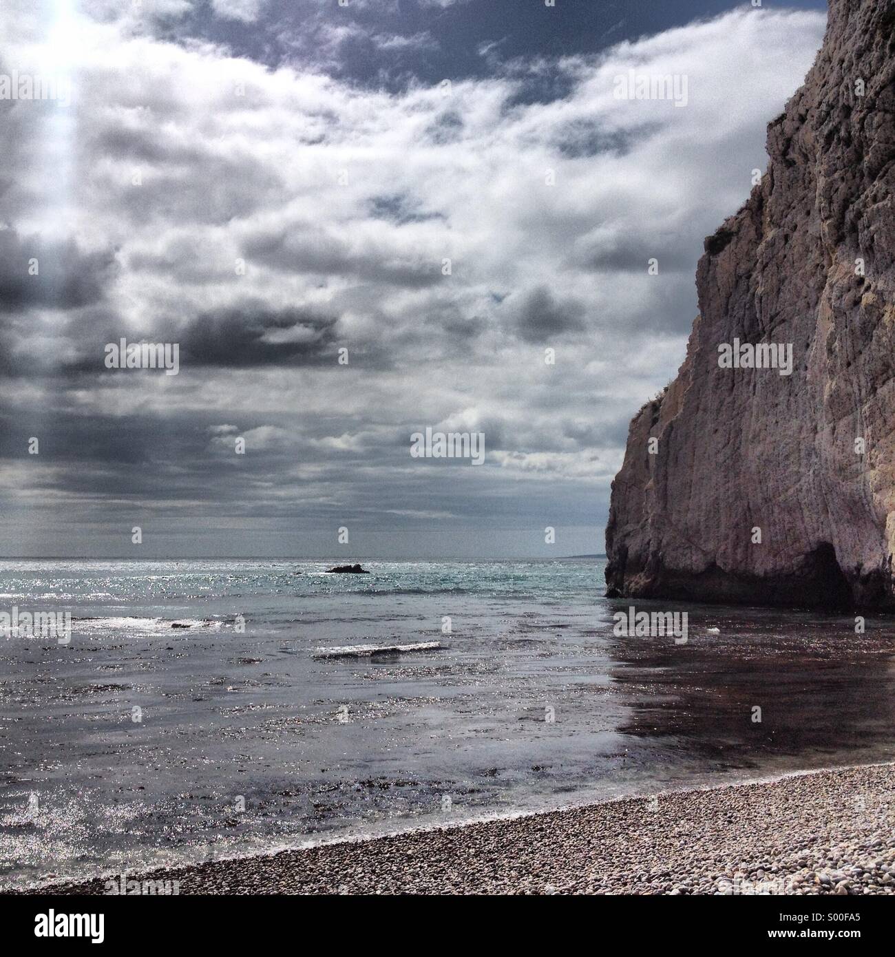 Jurassic Küste, Dorset, England. Sommer 2013. Stockfoto