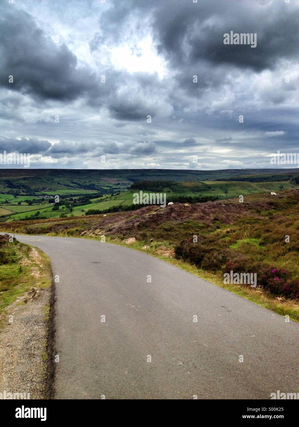Dramatische Landschaft im nördlichen Yorkshire, Vereinigtes Königreich. Stockfoto