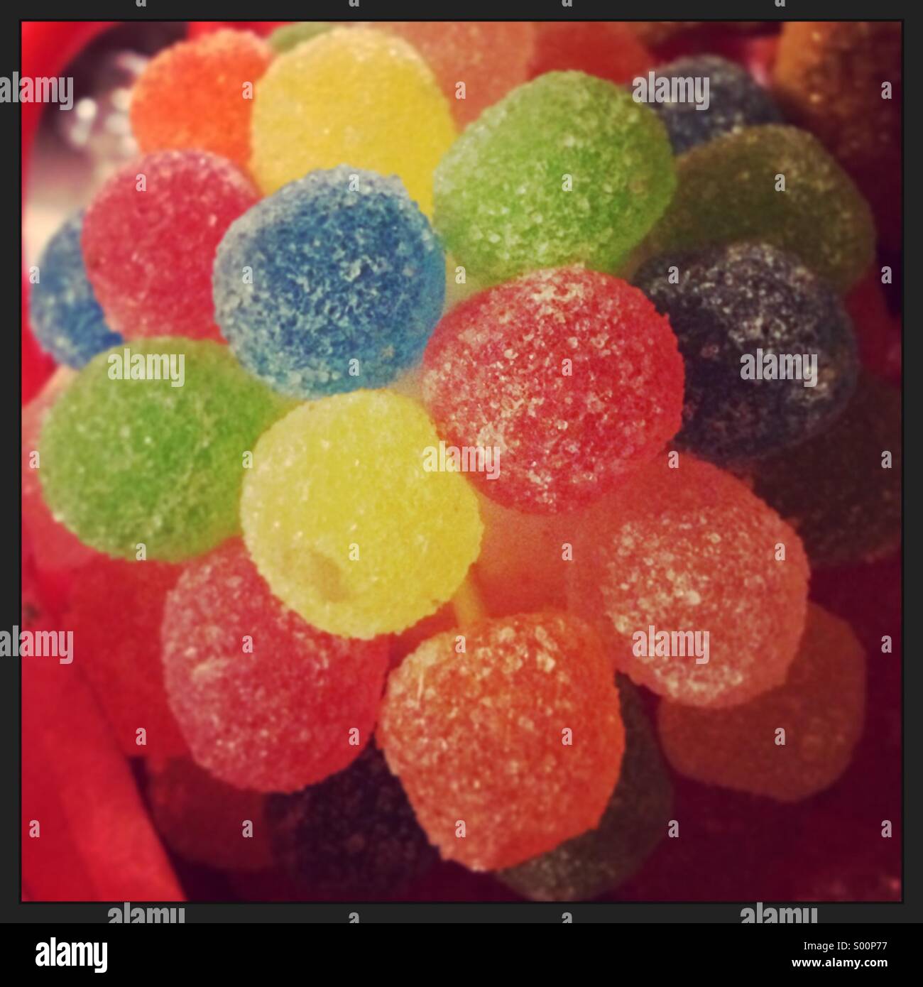 Bunte Bonbons Stockfoto