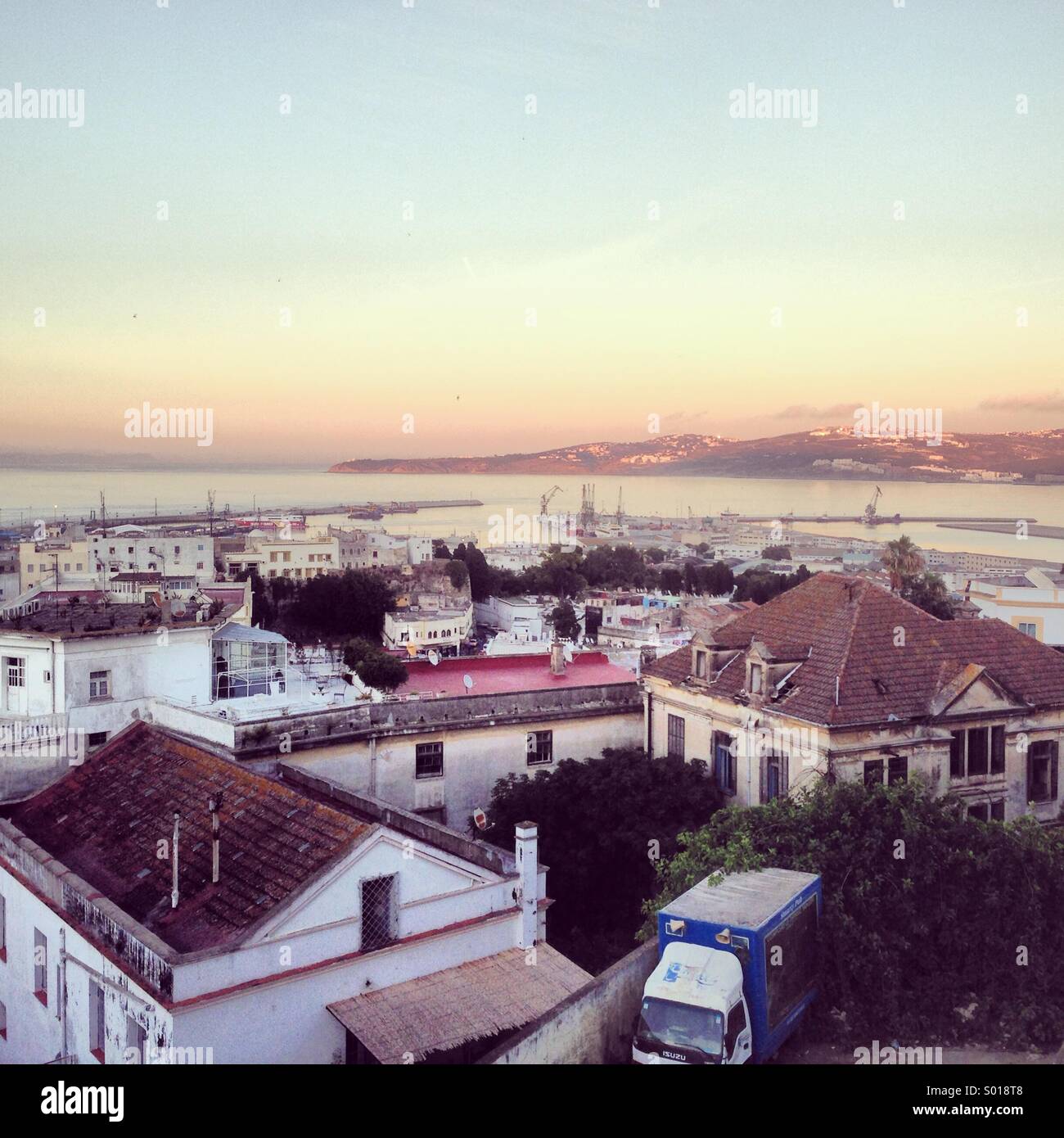 Tanger, Marokko - Smartphone-aufgenommenes Stockfoto