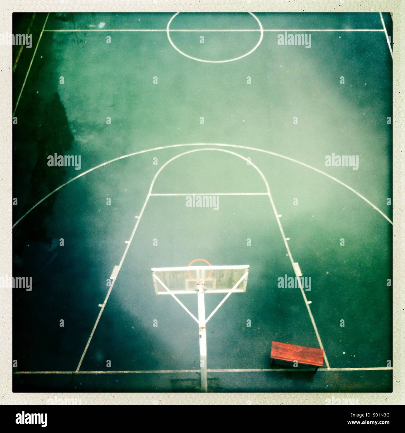 Basketballkorb Stockfoto