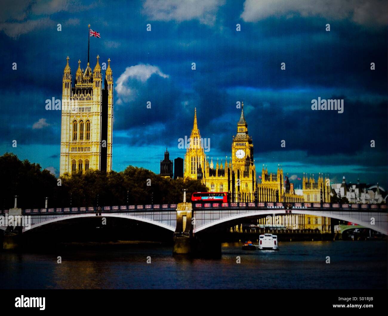 Haus des Parlaments London Stockfoto