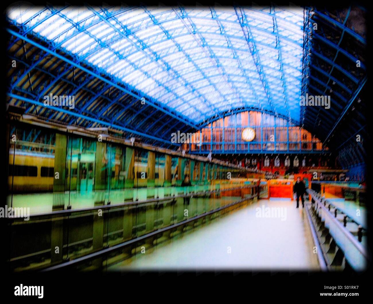 Hl.Pankratius Bahnhof London UK Stockfoto