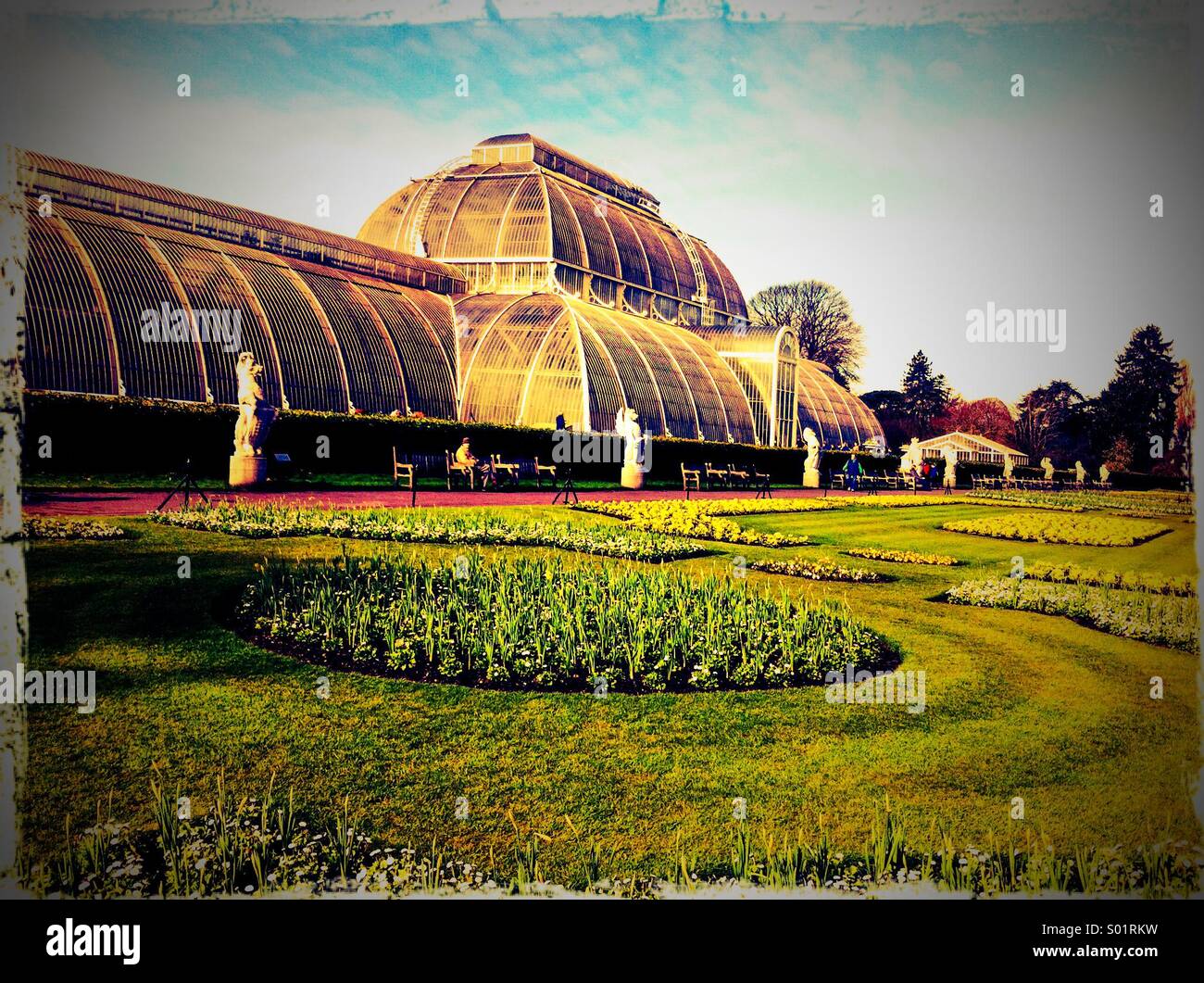 Palm House Kew Gardens London UK Stockfoto