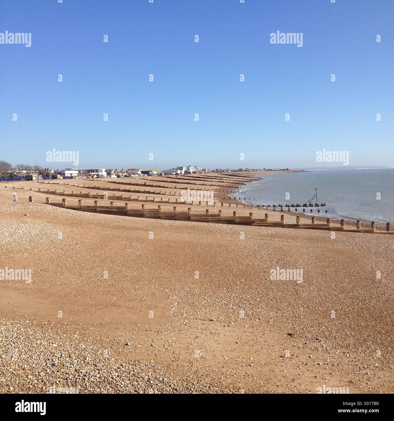 Eastbourne an einem sonnigen Tag Stockfoto